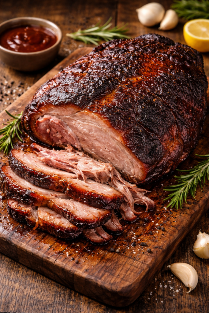 What temperature to smoke pork shoulder