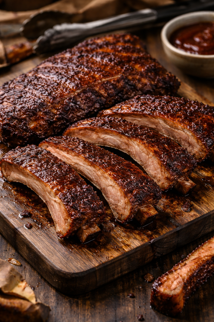 What temperature to smoke ribs