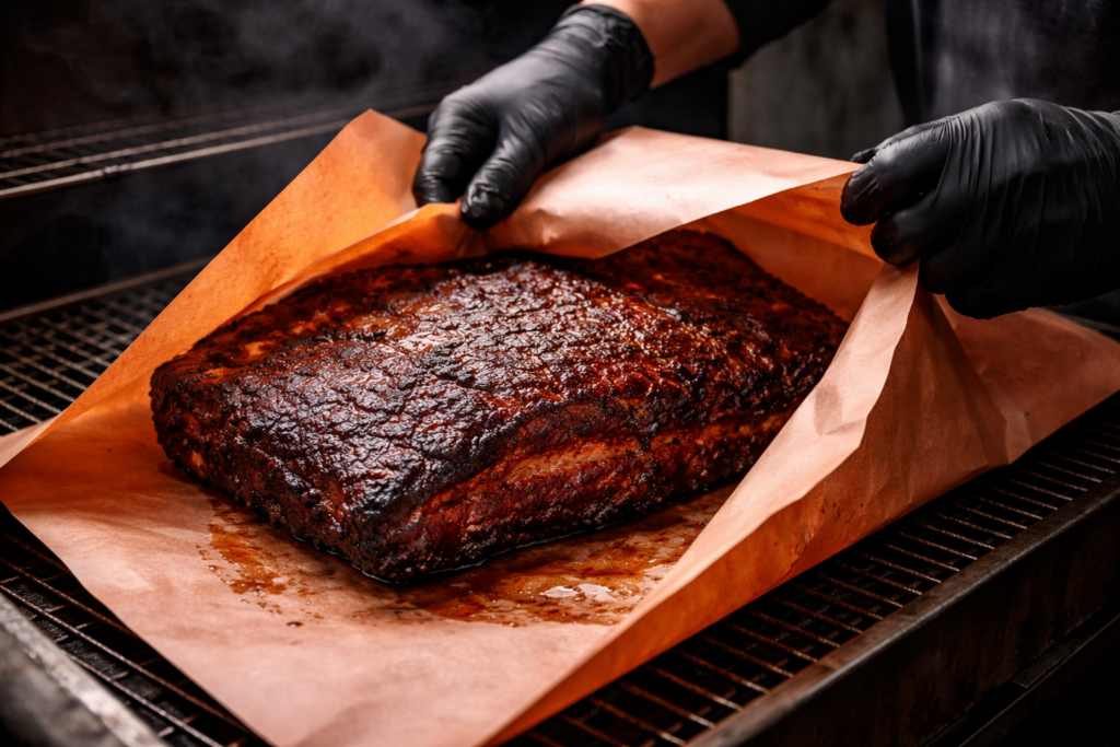 When to wrap brisket pellet grill