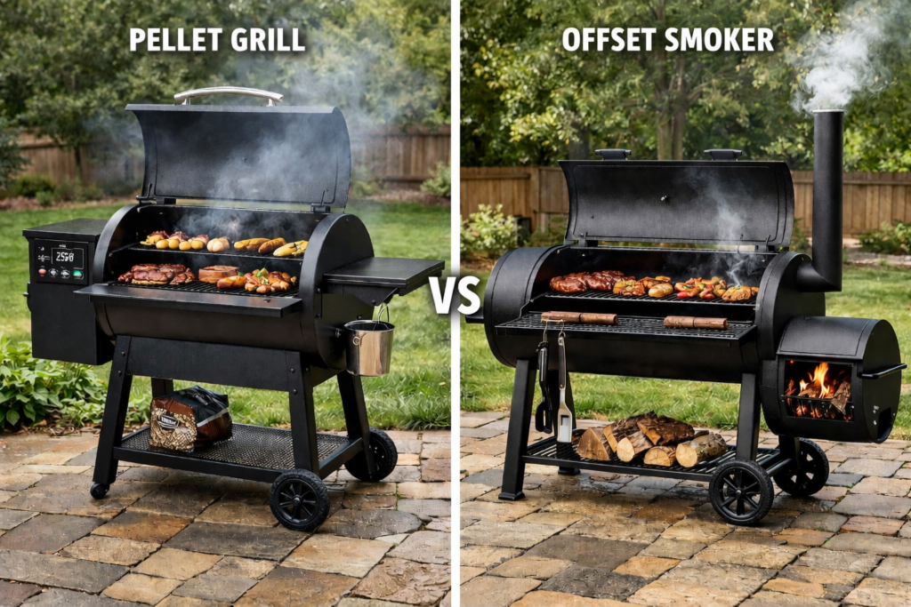 Pellet grill vs offset smoker