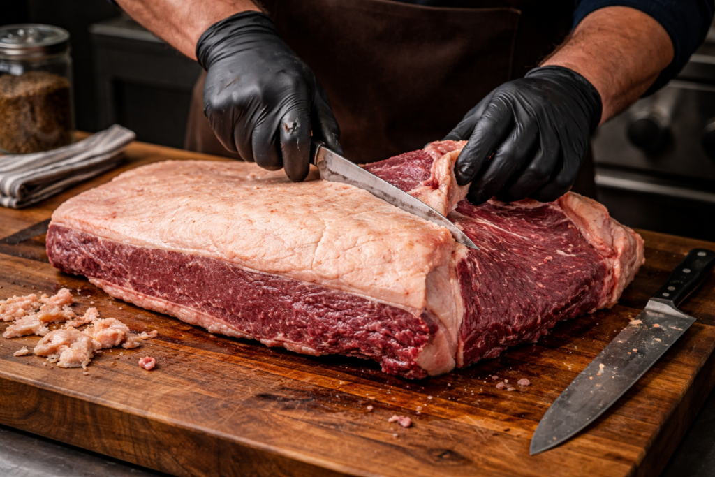 How to trim brisket for smoking