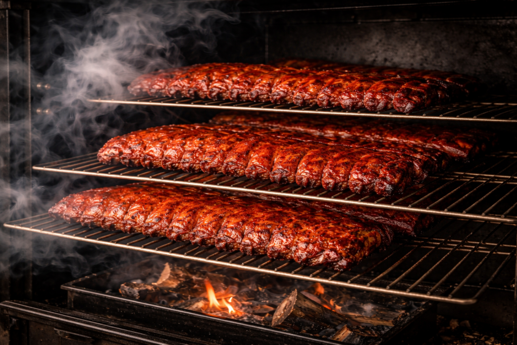 How long to smoke ribs at 250