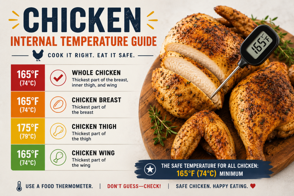 Chicken internal temp smoker