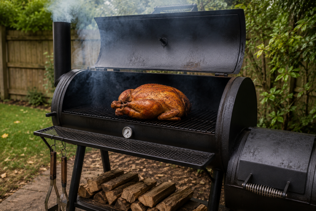 how long to smoke a whole chicken at 225